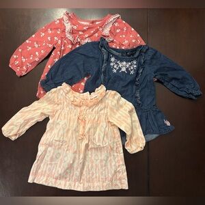 Floral and Patterned Kids Tops Set-super cute!